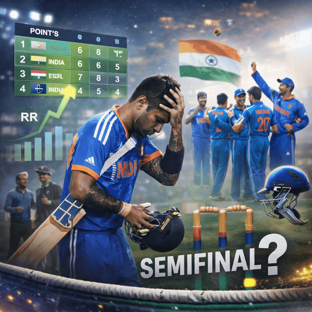 रिकॉर्ड जीत के बाद भी भारत की राह कठिन, सेमीफाइनल समीकरण ने बढ़ाई धड़कनें