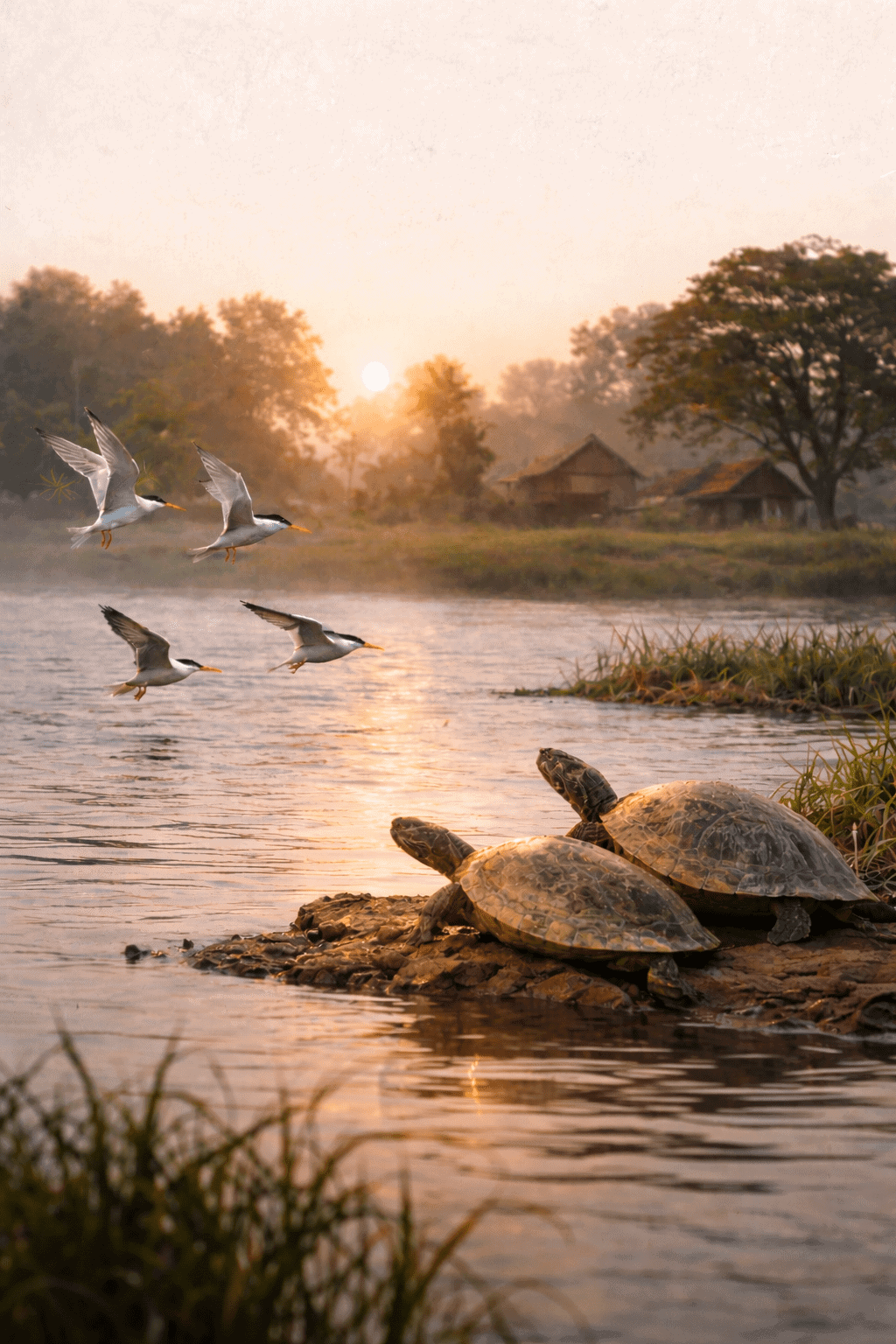 गोपालगंज-सीवान में प्रकृति की वापसी! नदी किनारे दिखे दुर्लभ मेहमान