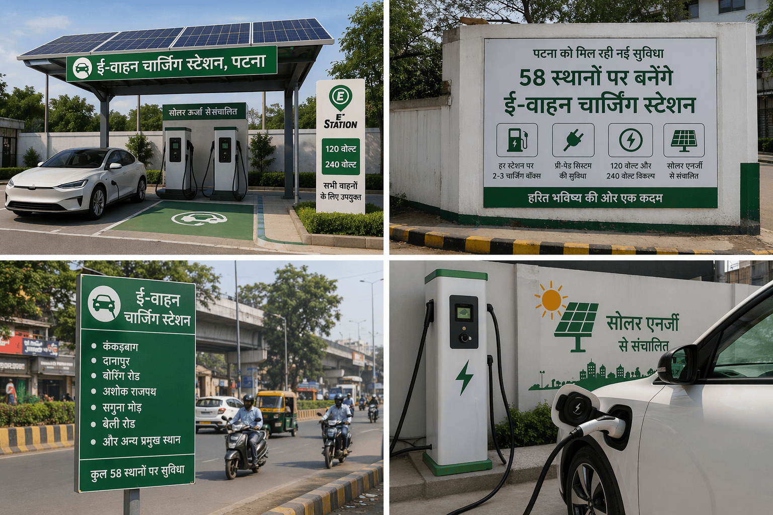 पटना में ई-वाहनों के लिए बड़ी पहल, 58 जगहों पर चार्जिंग स्टेशन की तैयारी