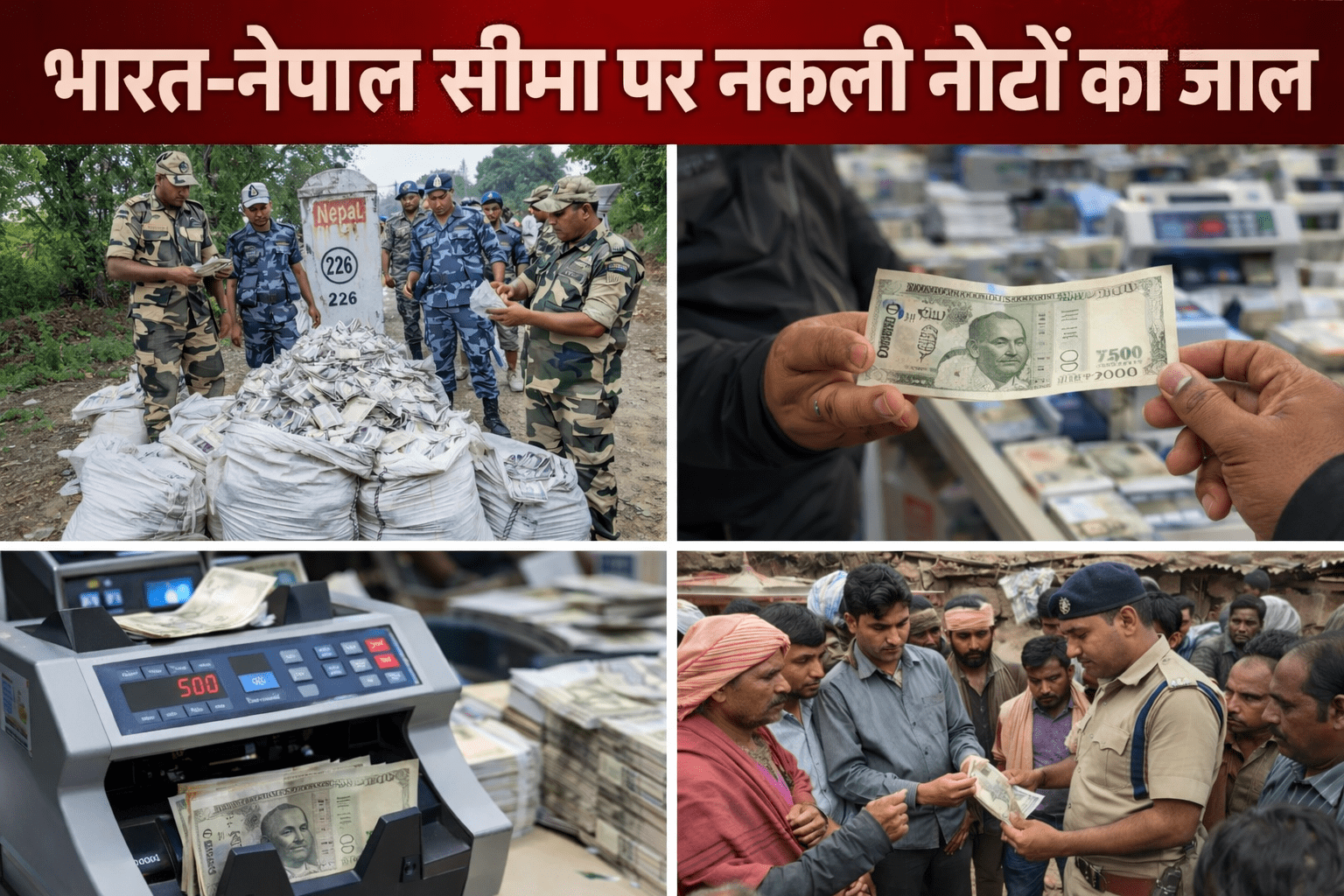 भारत-नेपाल सीमा पर नकली नोटों का बढ़ता खतरा, जांच एजेंसियां सतर्क