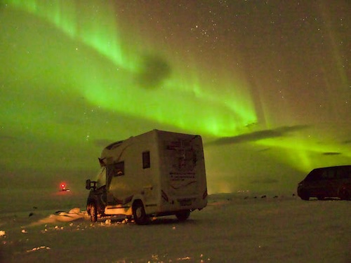 Nordlichter am Nordkap