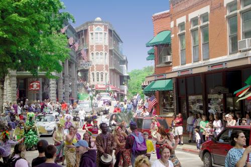 eureka springs downtown