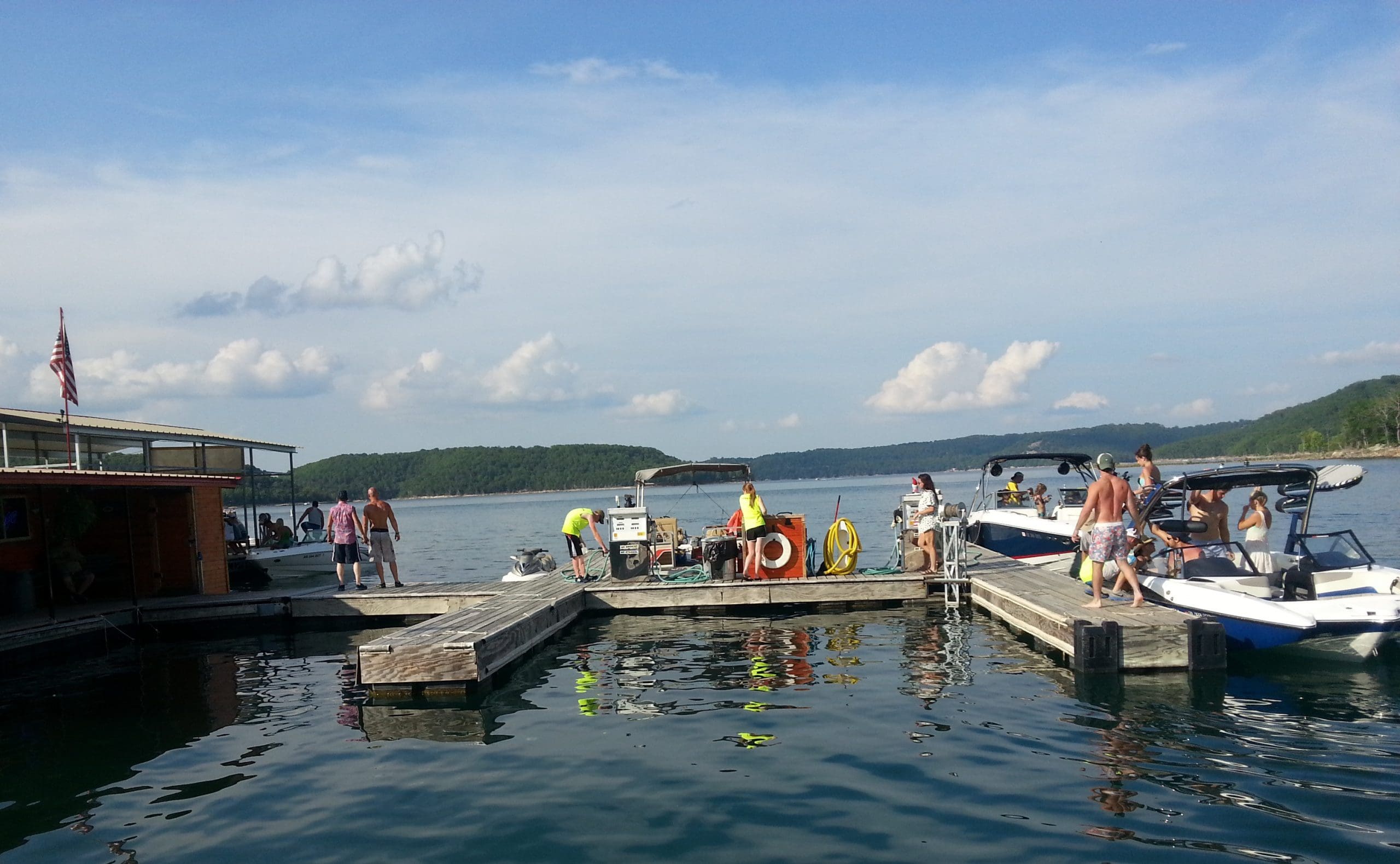 image result for boat dock on beaver lake eureka springs arkansas