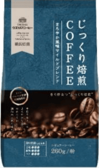 香り際立つ“じっくり焙煎”でローストした<br /> まろやか風味のブレンドコーヒー<br /> <br /> 中煎り仕上げのまろやかな香り。<br /> 口あたりがよく調和のとれた味わいです。<br /> <br /> 