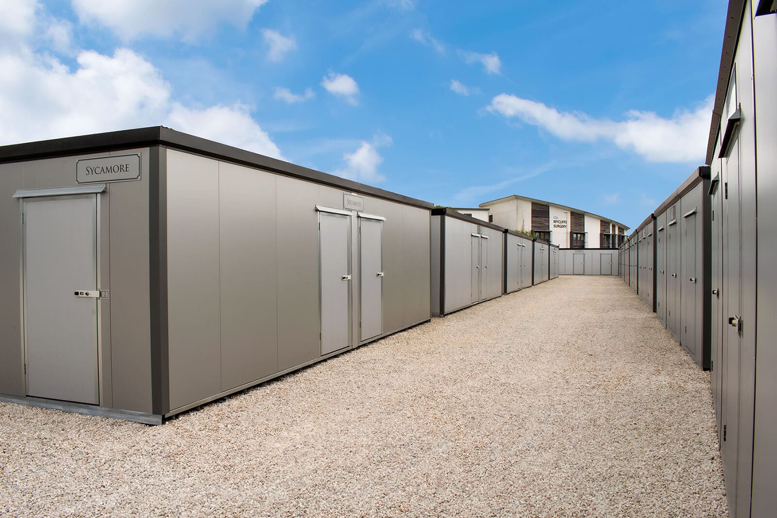 Plymouth Central Storage Units External View of Sycamore
