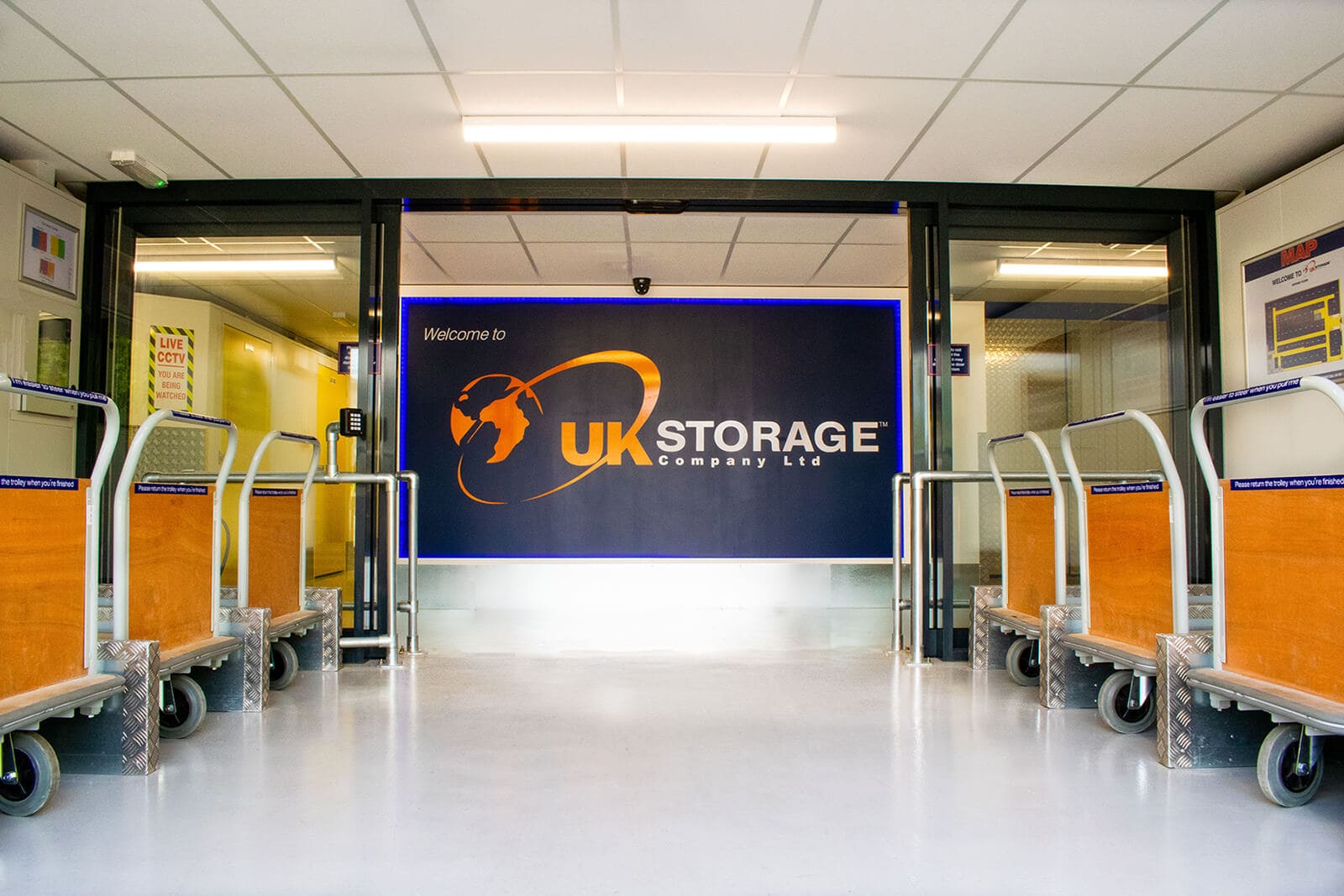 UKS Company Warrington Entrance - Welcome