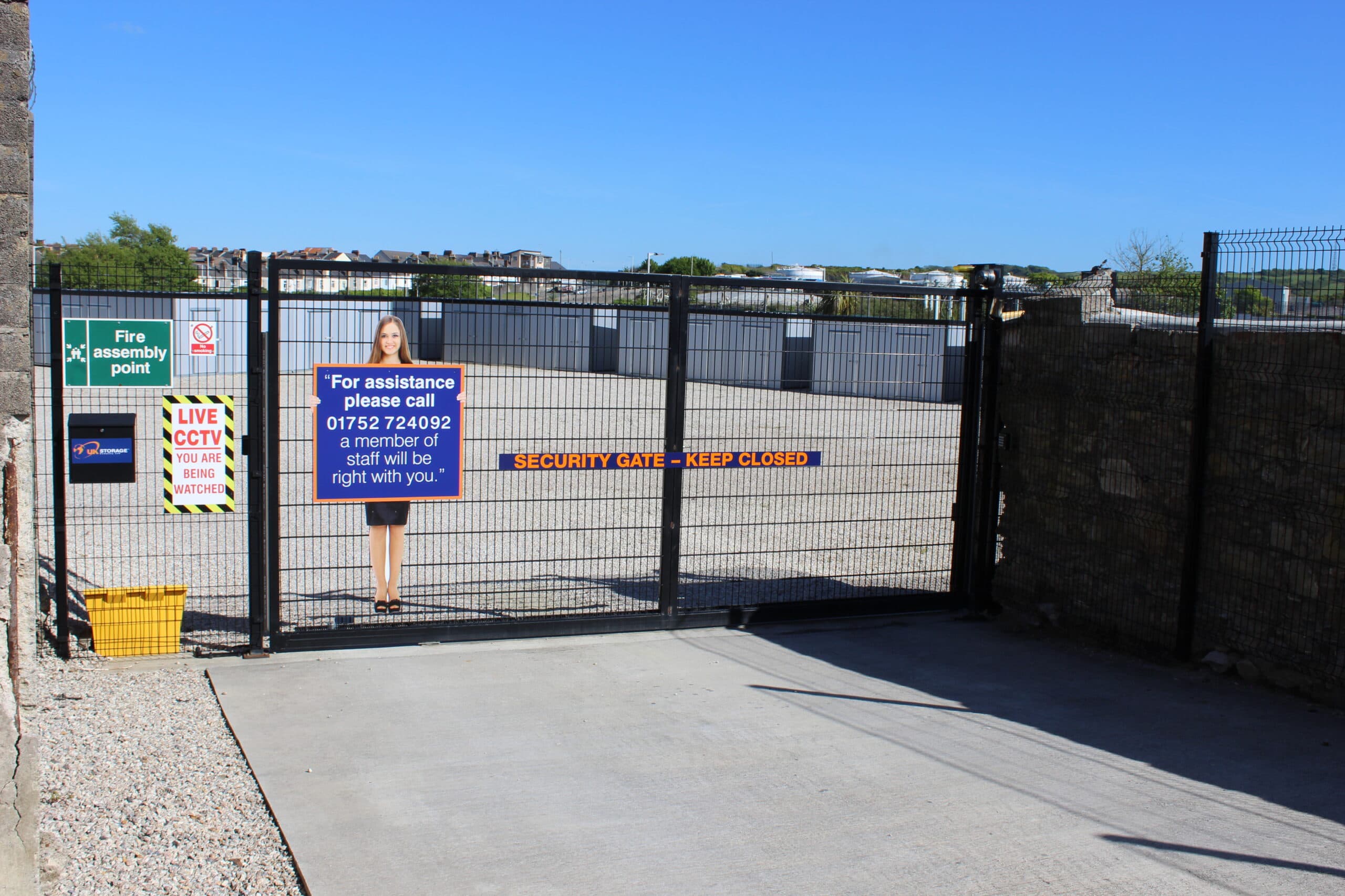 UK Storage Company Plymouth Central Self Storage External Units