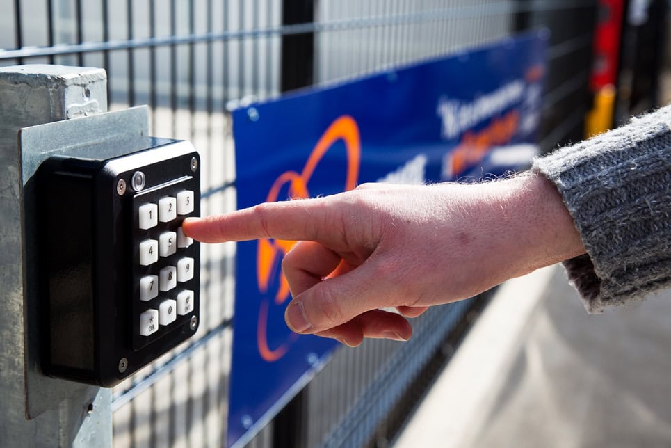 UK Storage Company Swadlincote Self Storage Units Keycode Entry