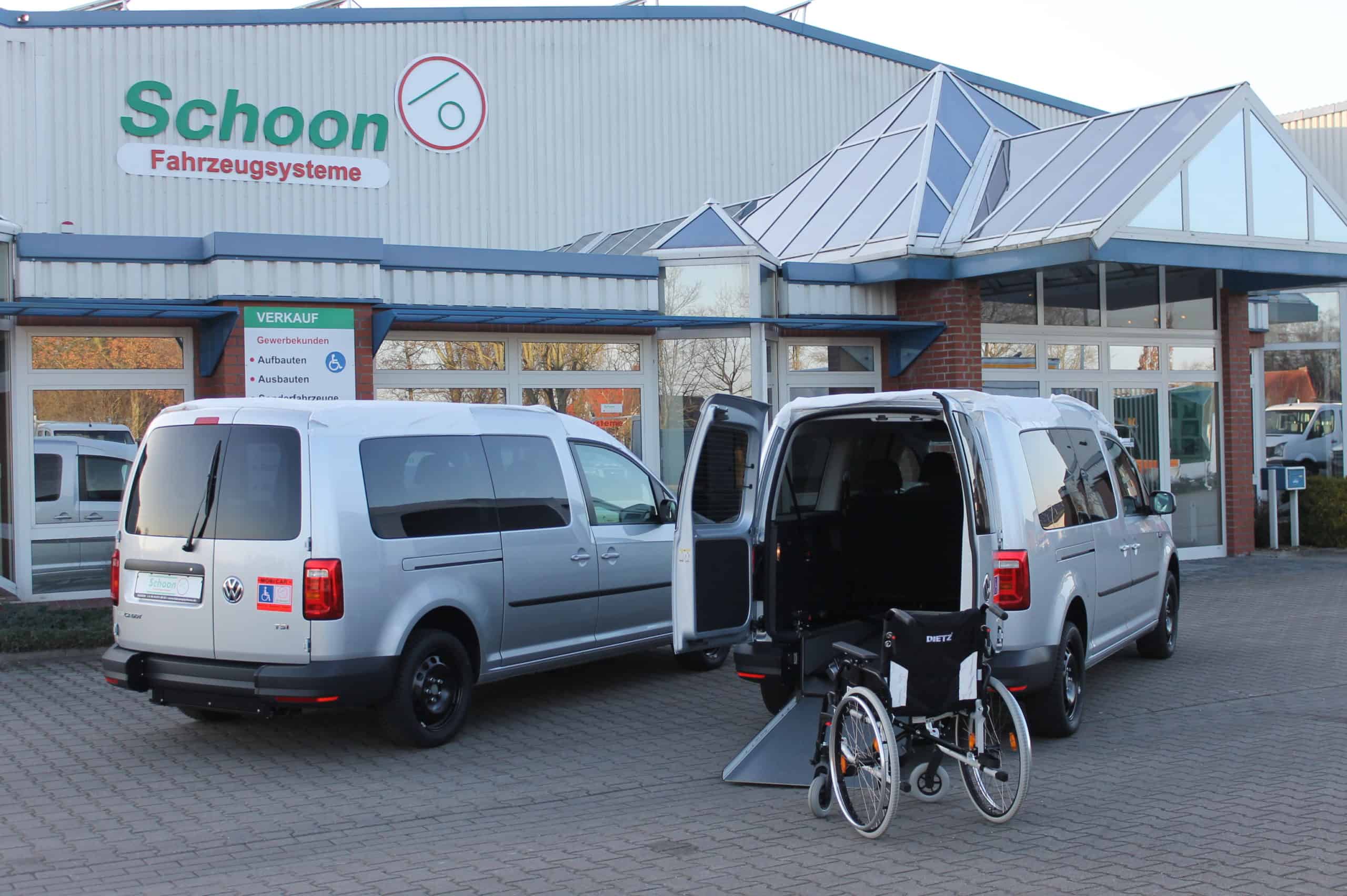 Caddy mit Schoon Heckausschnitt