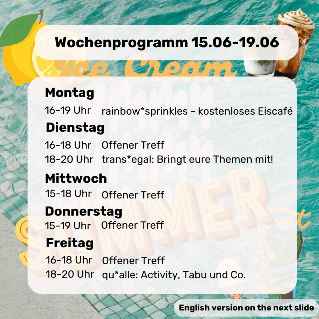 15.06. villaQ - Wochenprogramm