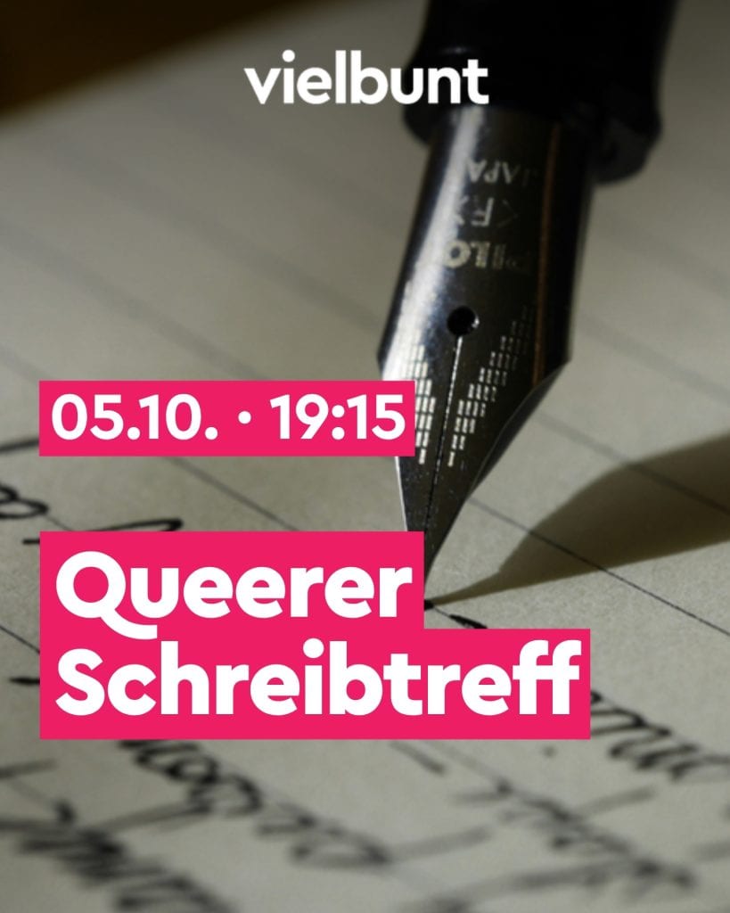 05.10. Queerer Schreibtreff