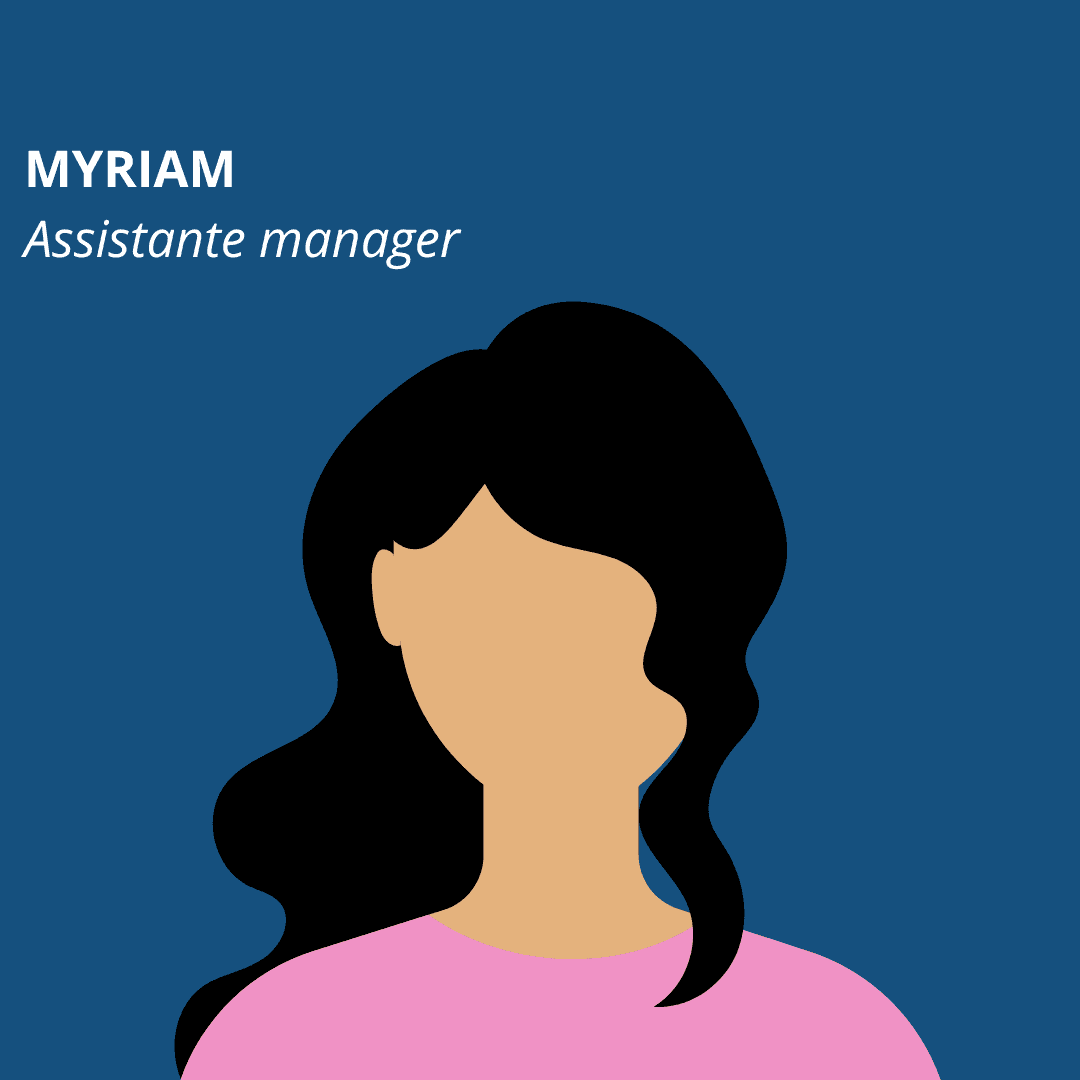 Illustration de Myriam, assistante manager chez VOCALIA.com