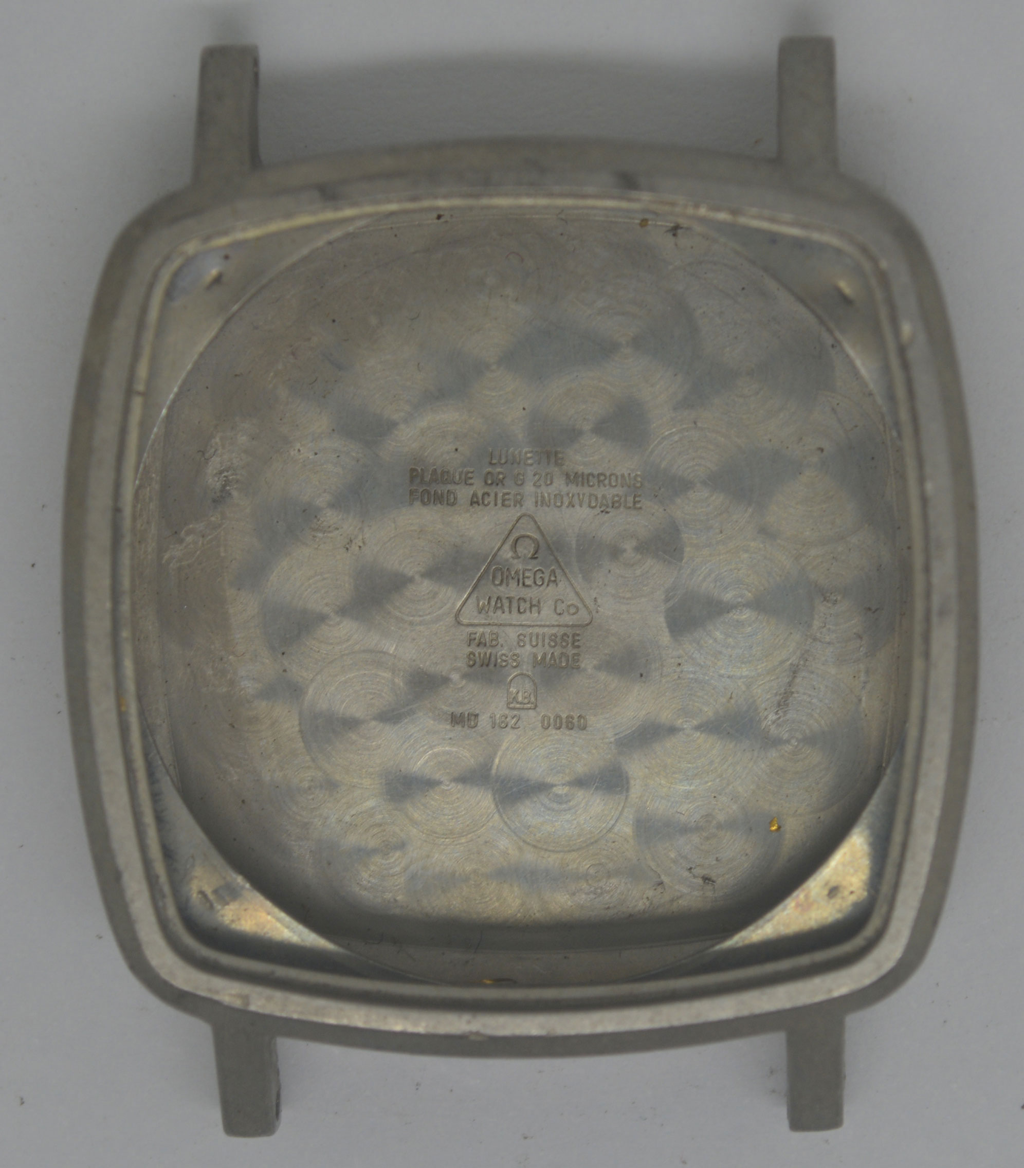 Vintage OMEGA Steel Case. Ref: MD 162.0060. For Parts - DSL Wristwatch