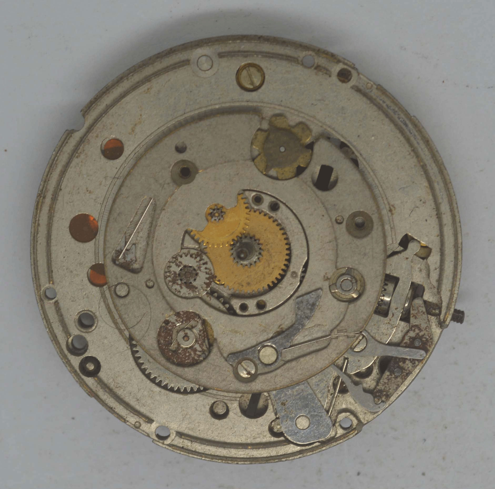 Vintage BULOVA Movement. Cal: 9164. For Parts Or Repairs