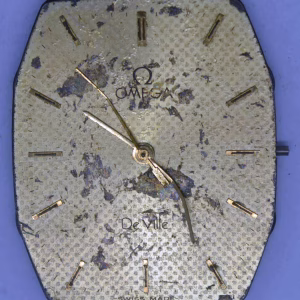 VTG OMEGA Deville Movt &amp Dial Cal 1417. S/N:45798820. Parts Or Repairs