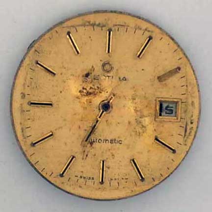 VTG CERTINA Movement & Dial. Cal: 919-1. For Parts