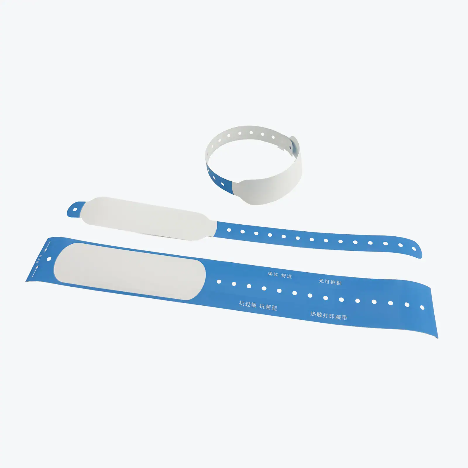 1inch Snap Closure Direct Thermal Medical Wristbands 3