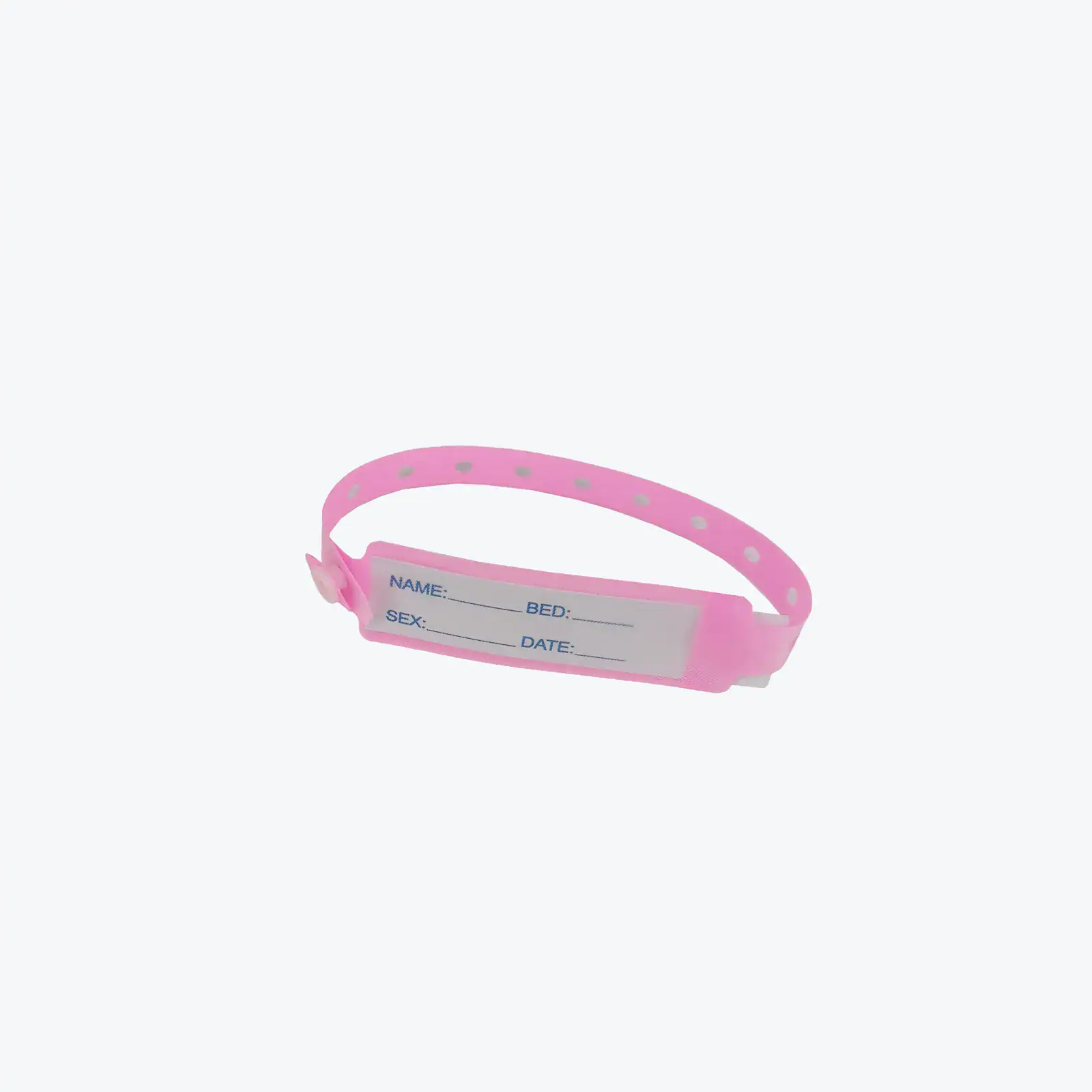 Hospital patient wristbands