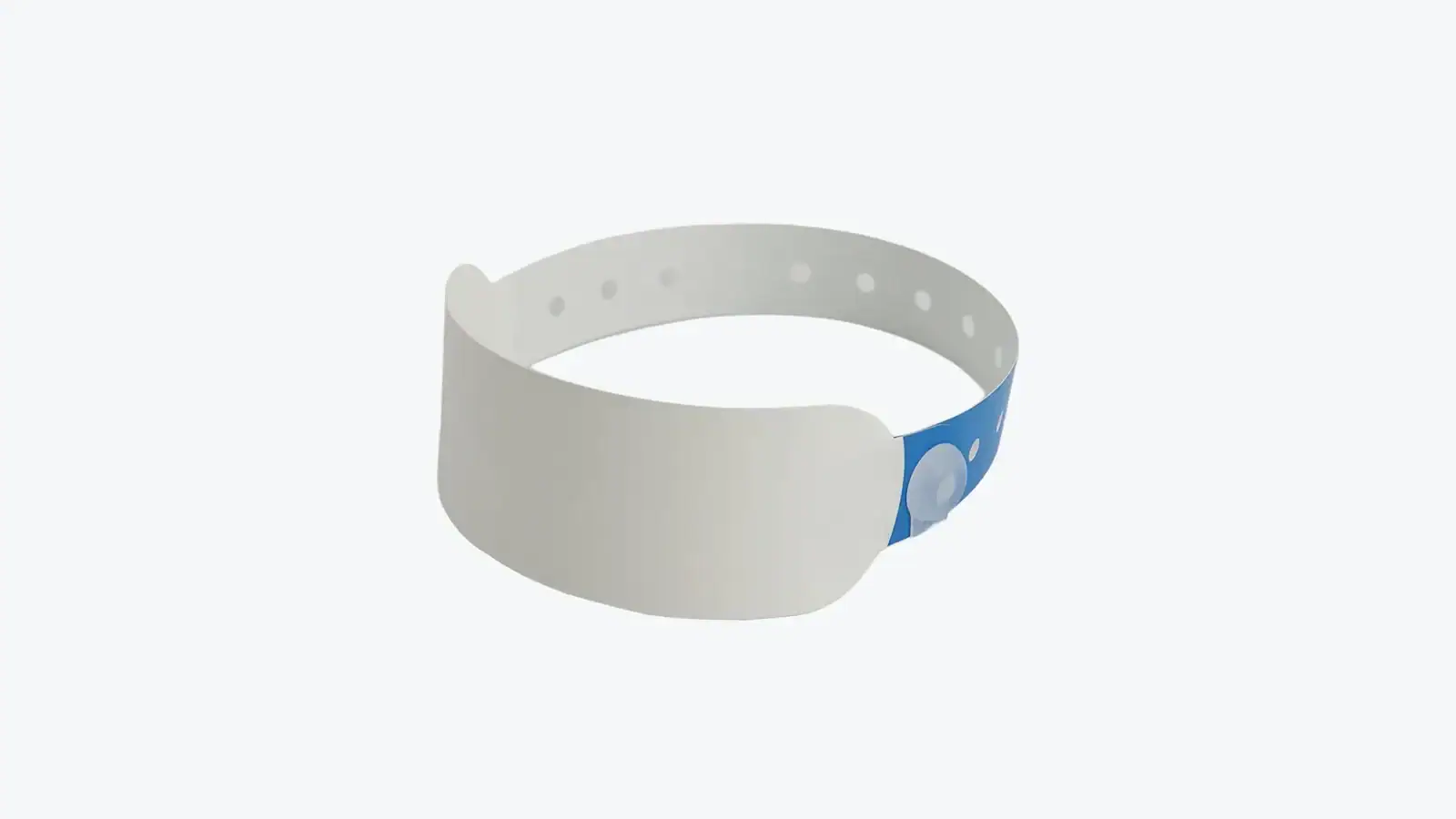 1inch-Snap Closure Direct Thermal Medical Wristbands-1