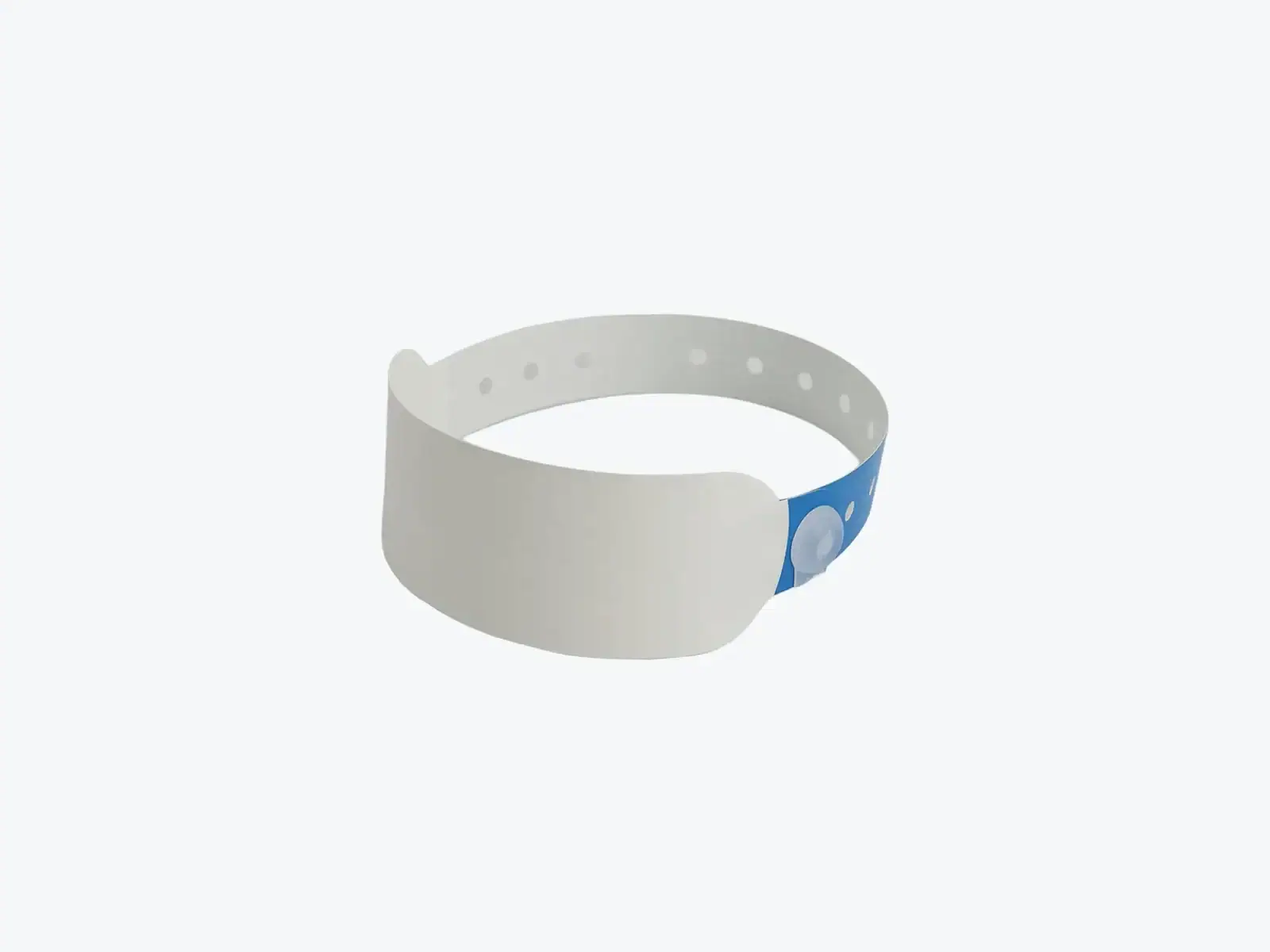 1inch-Snap Closure Direct Thermal Medical Wristbands-1