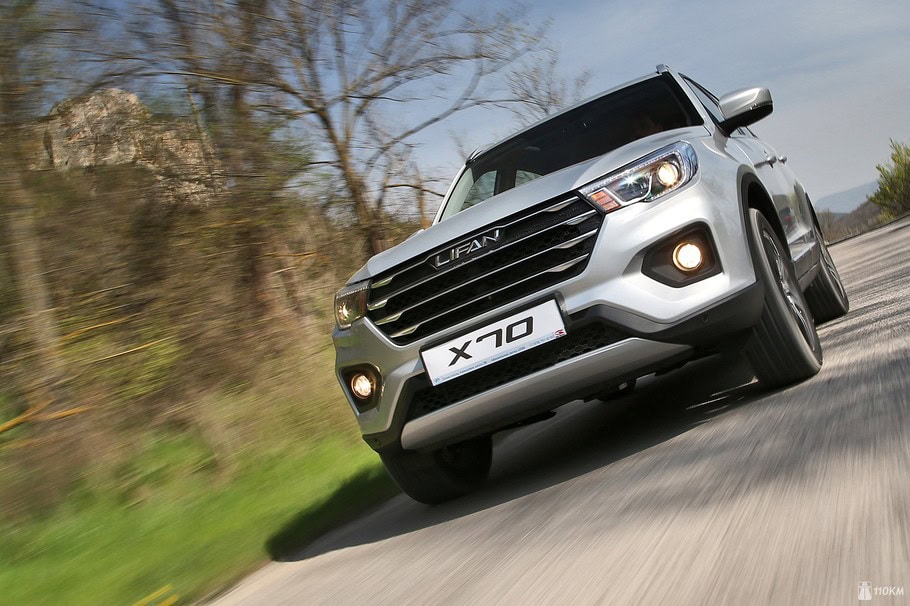 Тест драйв Lifan X70  весеннее обострение