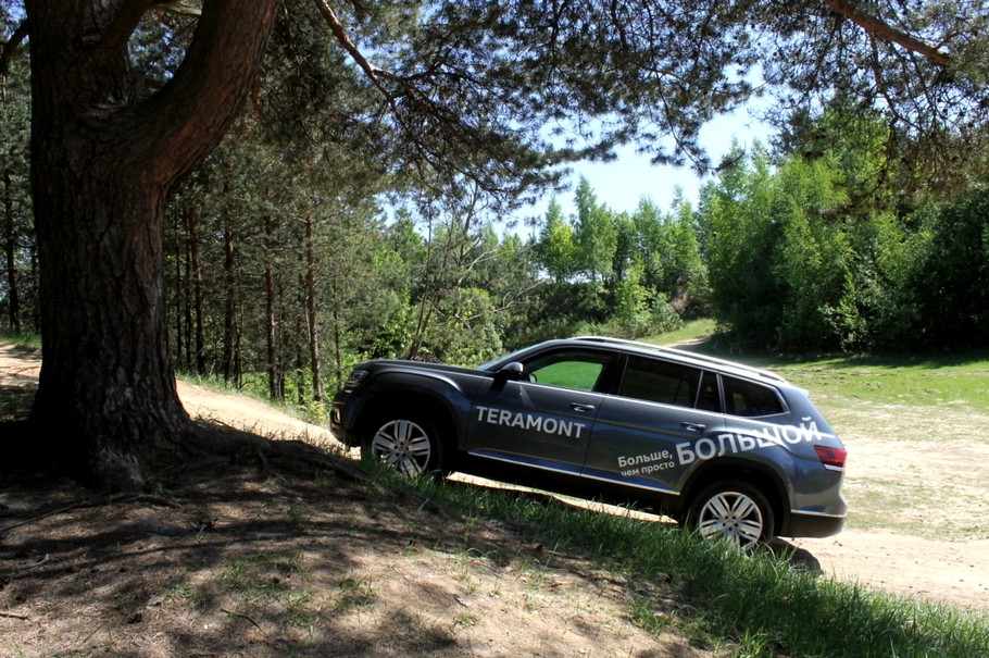 Тест драйв Volkswagen Teramont  у него есть другая