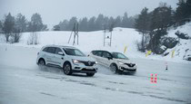 Режем ладожский лед  когтями  полноприводных Renault