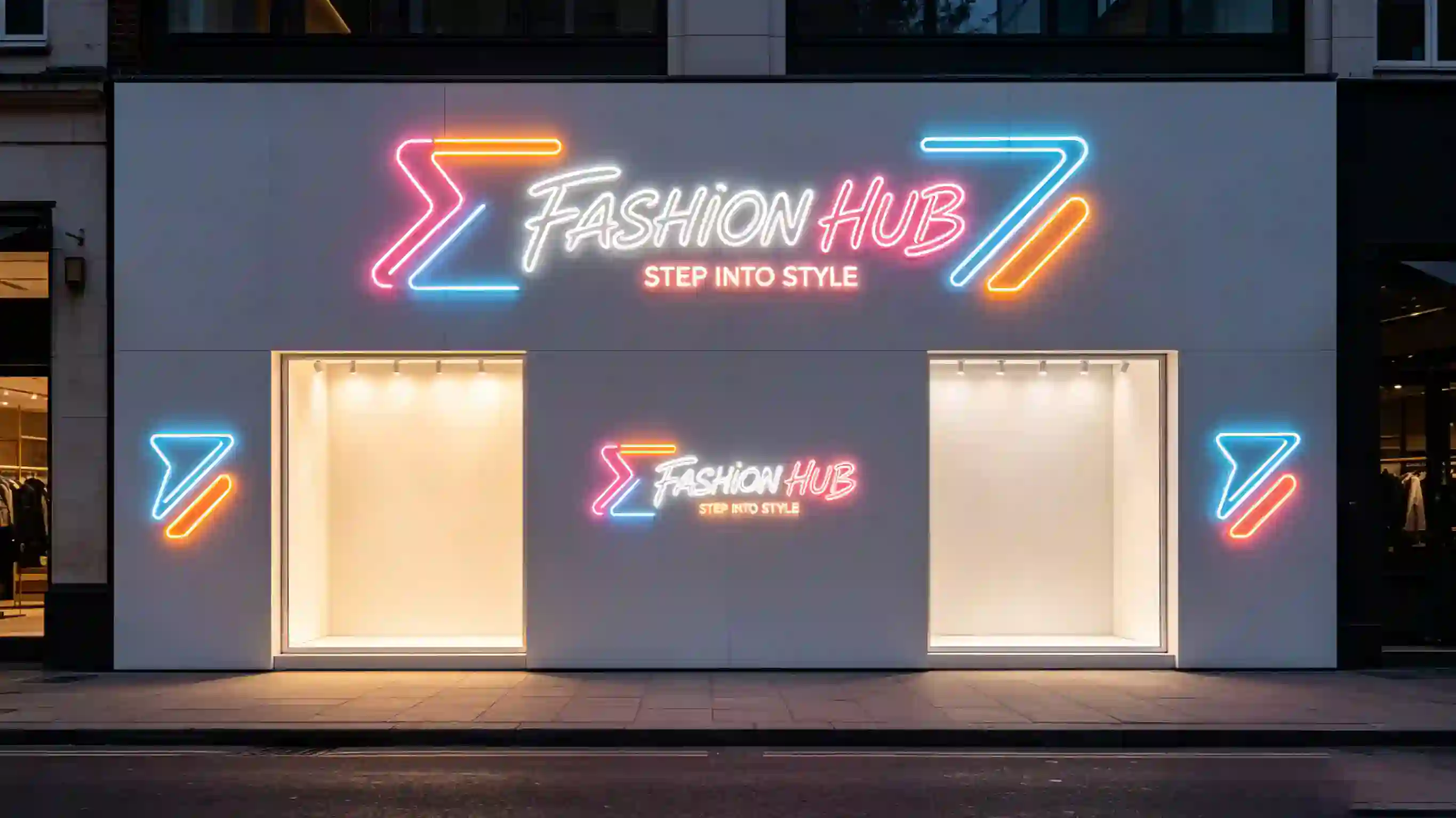 Retail Store Neon Sign Case Study , LA Fashion Brand Window Display – Y ...