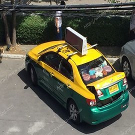 13. Taxi Top LED Display in Thailand