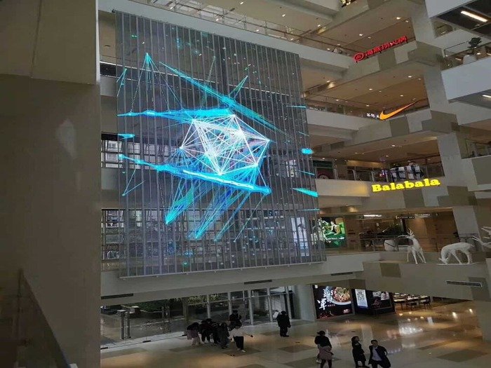 YUCHIP P7.8 Transparent LED Video Display And Its Features