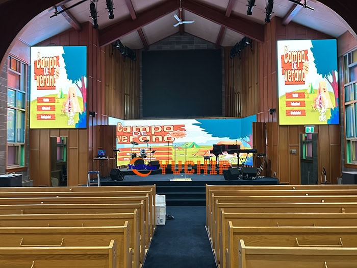 Church LED Display Canada-YUCHIP’s 110° Custom Solution