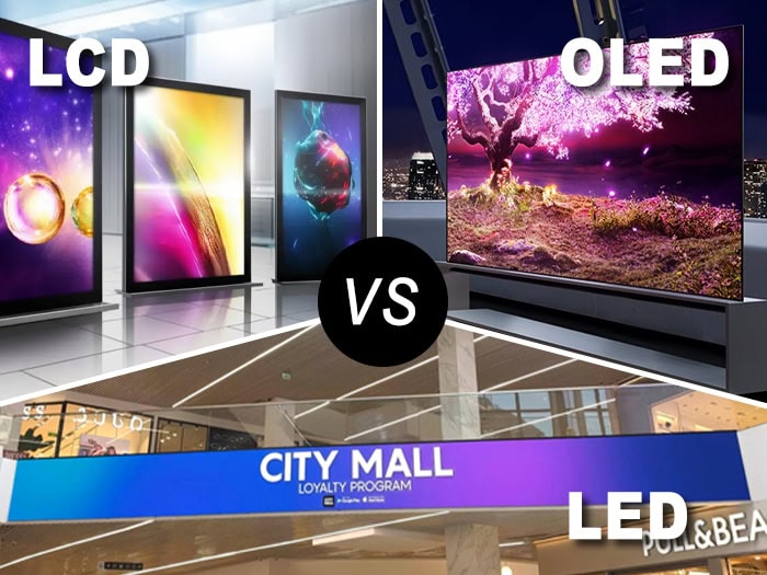 LED vs LCD vs OLED-Key Differences Explained Simply