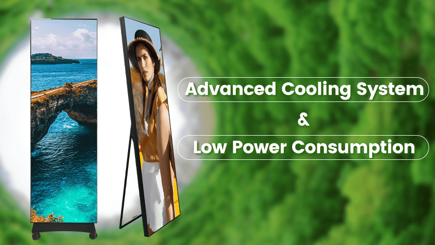 LED Poster-24-7 Reliable Performance with Low Power Use