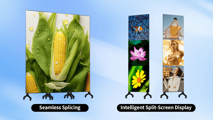 LED Poster-Seamless Splicing and Intelligent Split-Screen Display