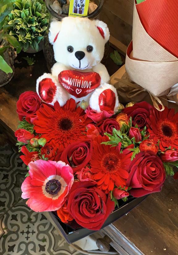 זר מיוחד 54 - פרחי סיתוונית - אשקלון