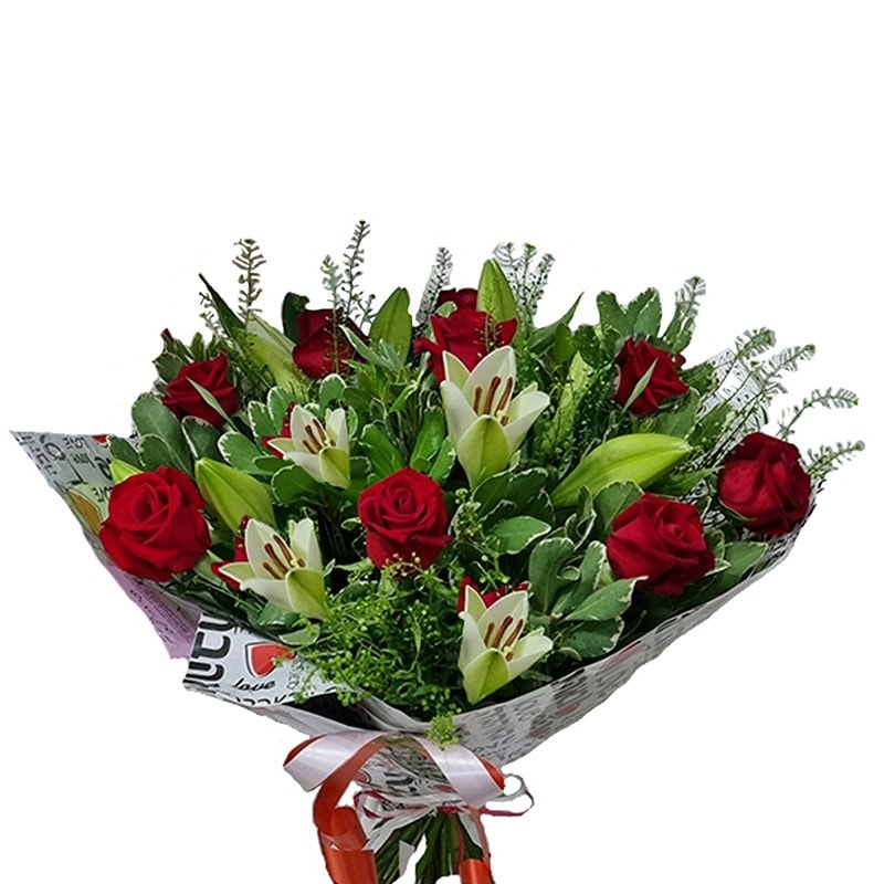 זר אגדת אהבה | 209 - פרחי לב - כרמיאל