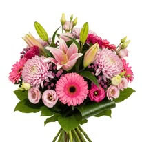 זר ורוד | 201 - פרחי לב - כרמיאל