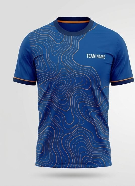 Azure Lines Badminton Jersey