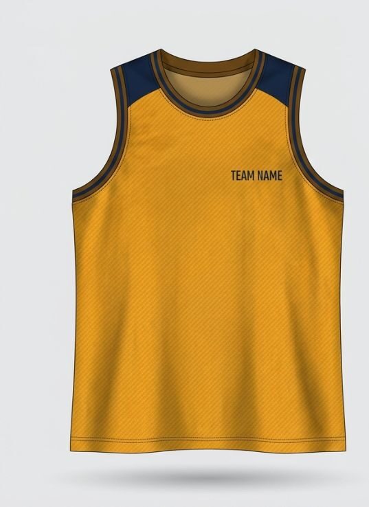 Amber Carbon Basketball Jersey