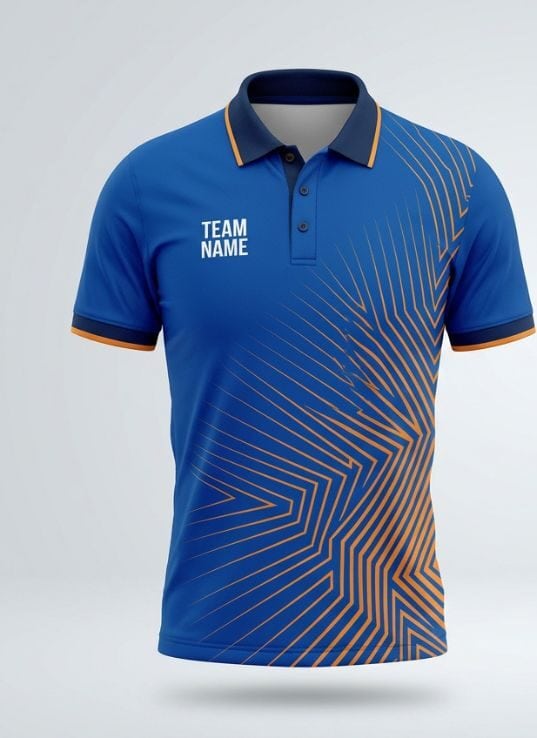 Azure Maze Cricket Jersey