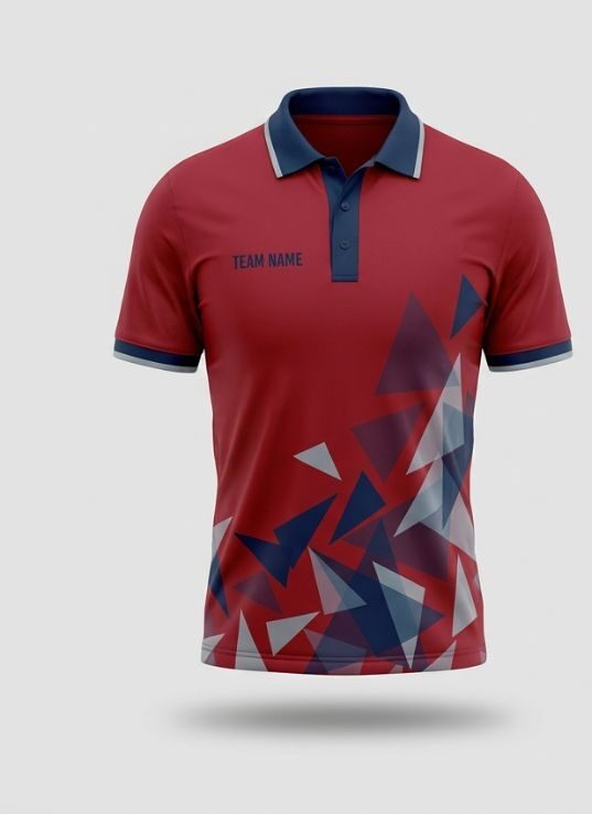 Crimson Web Cricket Jersey