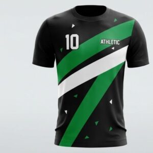 Emerald Ribbon Football Jersey