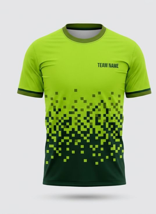 Lime Pixel Volleyball Jersey