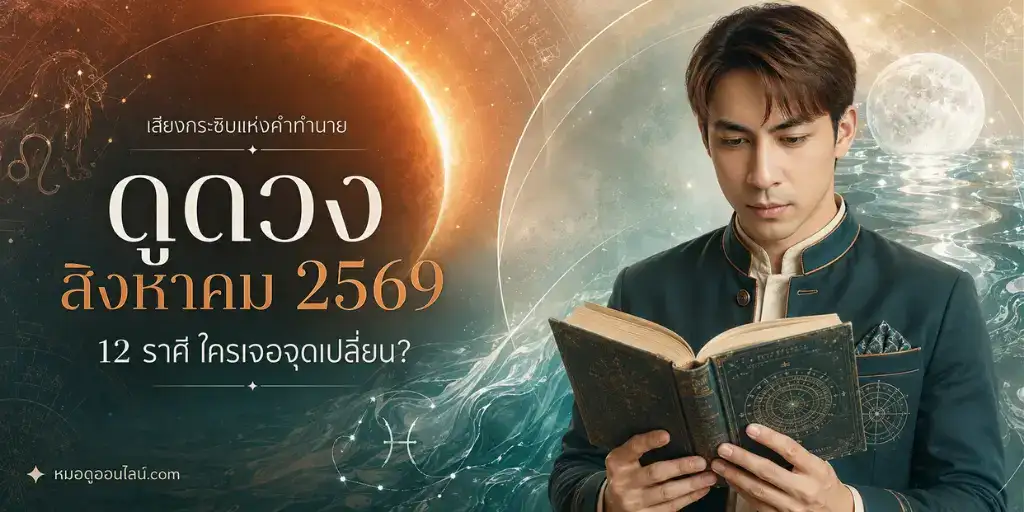 ดูดวง สิงหาคม 2569 12ราศี
