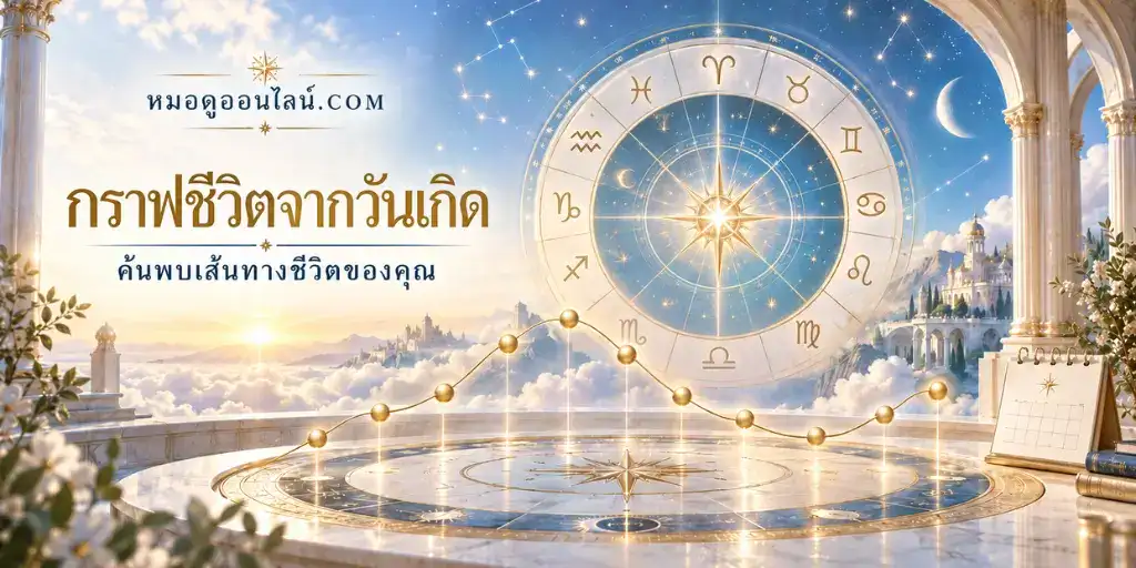 ดูดวงกราฟชีวิต 12 ภาค คำนวณกราฟชีวิตจากวันเดือนปีเกิด