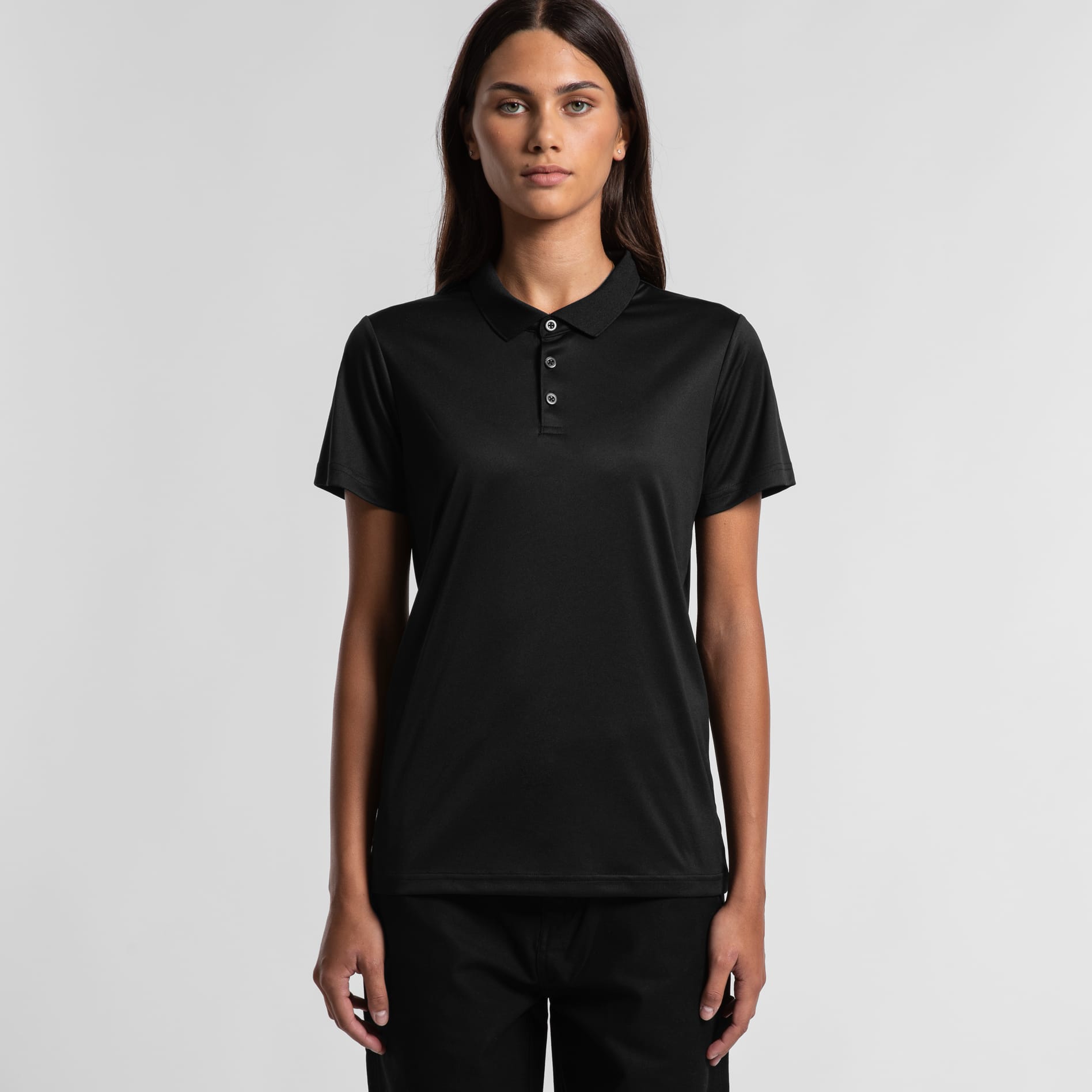 Women's Work Polo, blank apparel available for custom workwear printing at Xpress Tees
