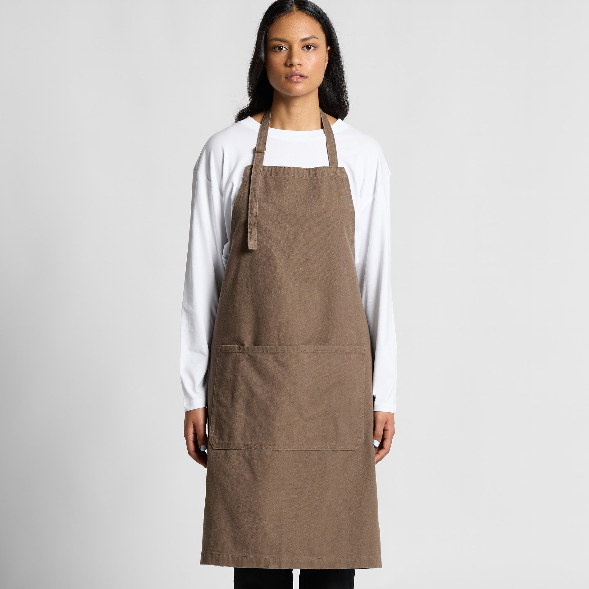 Canvas Apron, blank apparel available for custom hospitality uniform printing at Xpress Tees