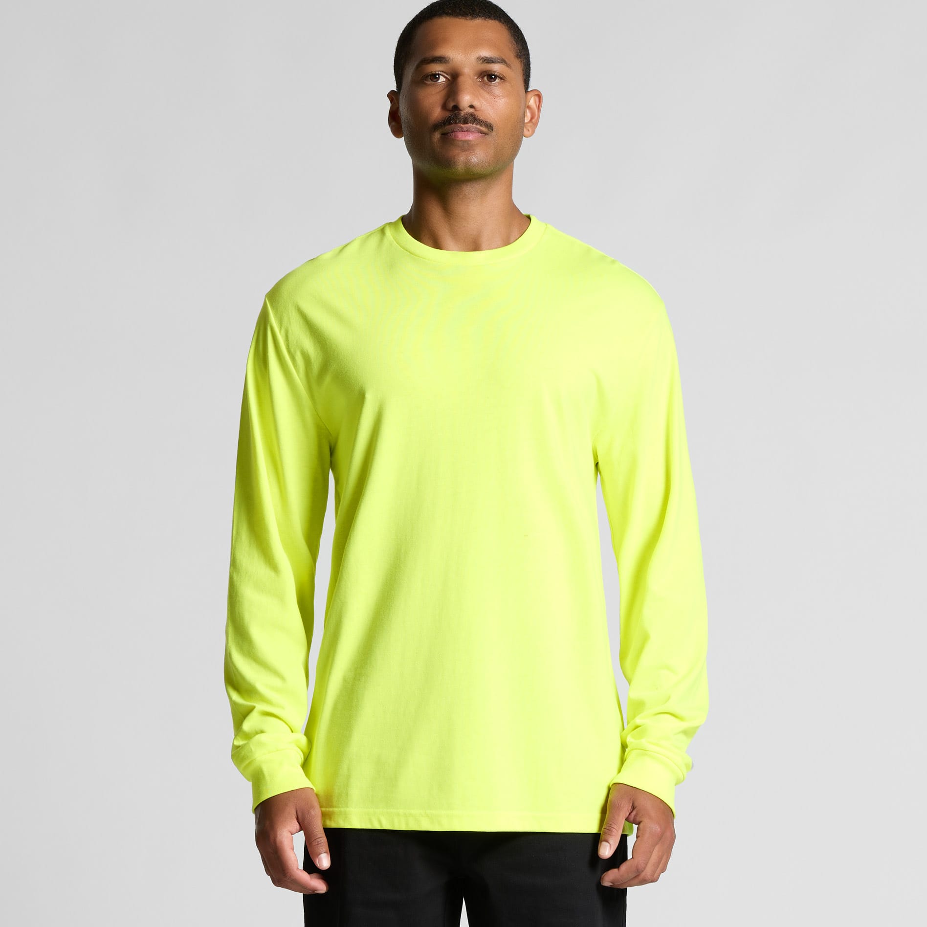 Block Safety Long Sleeve, blank apparel available for custom hi-vis workwear printing at Xpress Tees