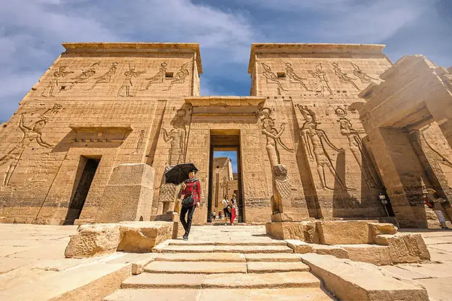 Philae Temple on Agilkia Island in Aswan