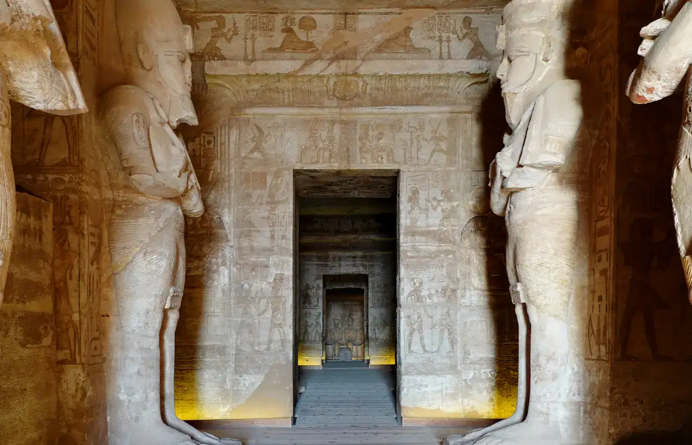 Osiride statues of Ramesses II in the Great Temple